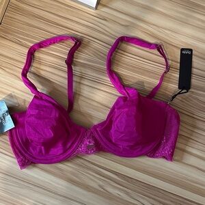 Vibrant Fuchsia Lace Bra